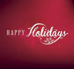 Holiday Greeting Card Design Element in Vintage Style